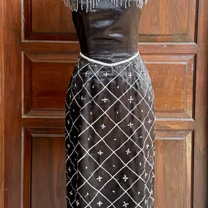 Kostum Tari Hiasan Dada Akesoris karnaval Motif Lingkar Dada Juntai