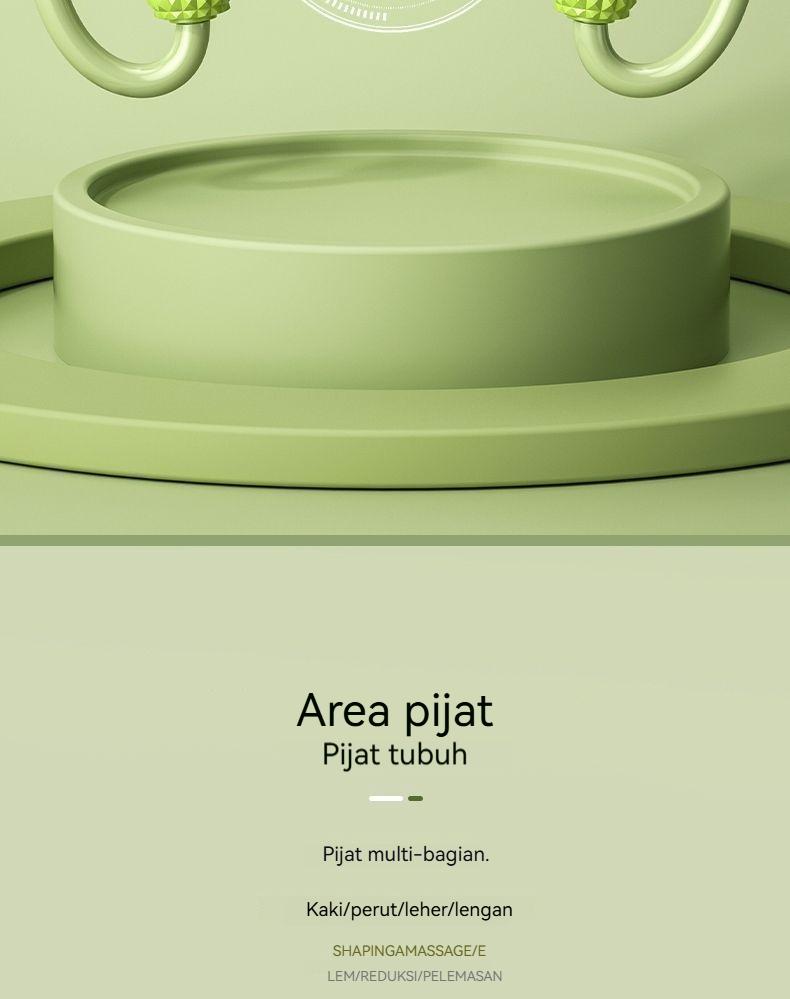 Roller Pijat Betis 9 Roda | Pendorong Paha & Pelepas Ketegangan Otot | Pendorong Bentuk Kaki yang Meningkatkan Sirkulasi