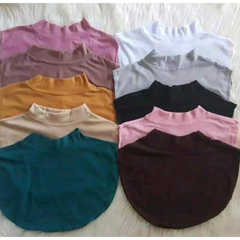 Manset Leher Wanita Hijab,Bahan Kaos Premium,Atasan Penutup Dada,Inner Dada Dalaman Basic Rayon Dewasa 3
