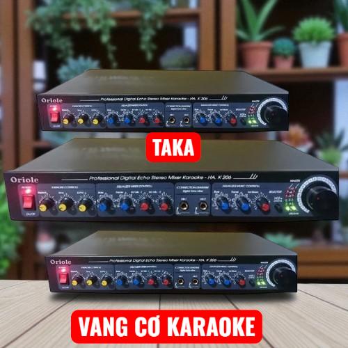 Vang karaoke gia đình giá rẻ 2 đường míc tích hợp nét chạy vang nhại cực hay