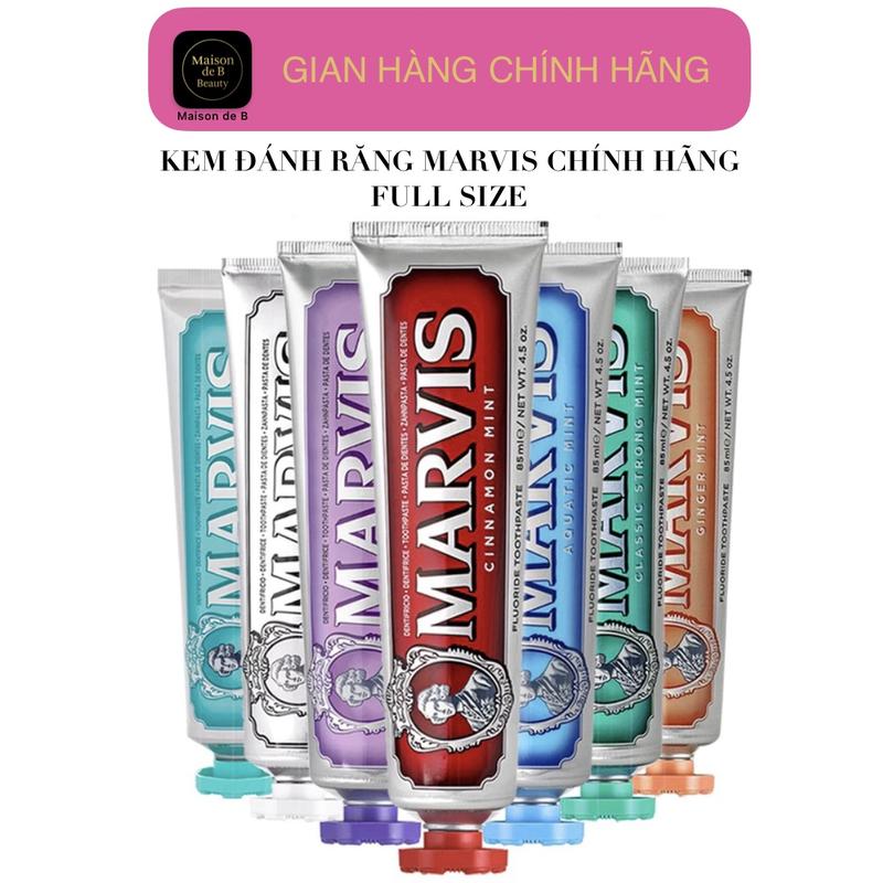 Kem đánh răng Marvis [ CHÍNH HÃNG ] - ĐỦ MÙI (85ml - 75ml)
