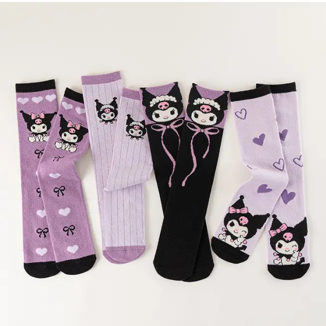 [Tokobig] Kuromiungu4 Kaos Kaki Anak Import Kaos Kaki Anak Perempuan Kaos Kaki Panjang 1