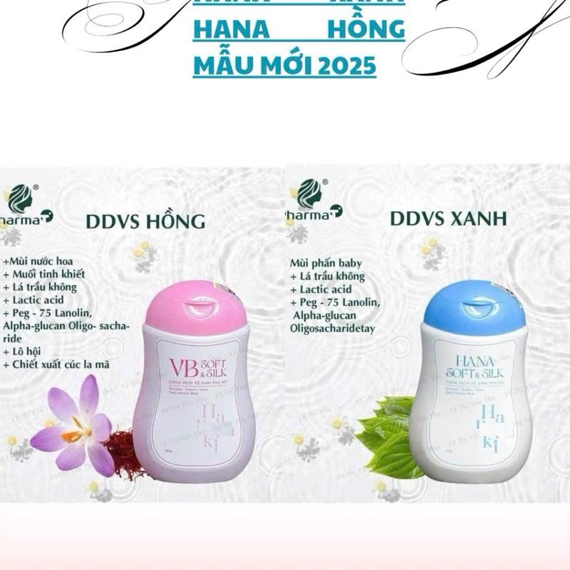 dung dịch vệ sinh HANA Mẫu Mới dùng để làm sạch  da thơm nhẹ