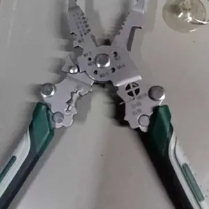 Alat Tang Lipat Multifungsi 26-in-1 - Pengupas & Pemotong Kabel Listrik, Praktis untuk Perbaikan & DIY