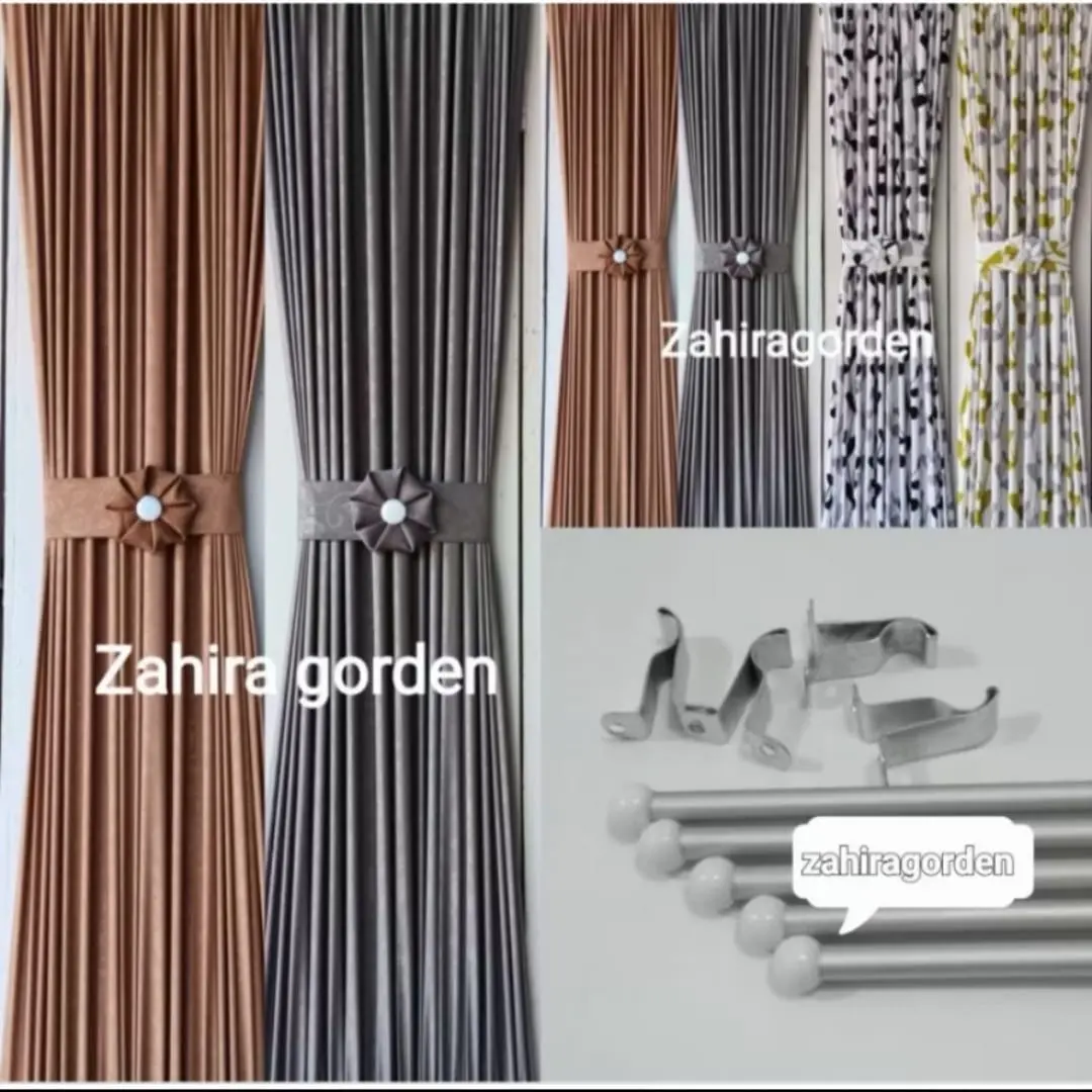 Gorden Kupu-Kupu Ikat Pita Jendela Minimalis dengan Bonus Stik - Curtain,