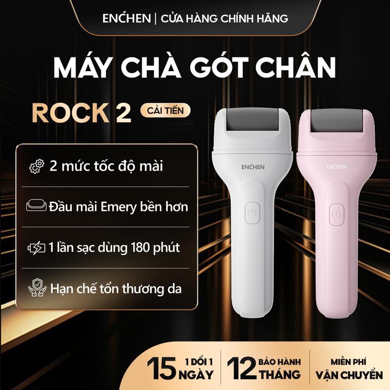  Máy Chà Gót Chân Enchen Rock 2 - 2 chế độ - mịn màng gót chân 