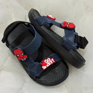 Sepatu Sandal Gunung Anak Laki Bahan Karet Usia 3 4 5 6 7 8 Tahun Motif SPIDERGO Size 24-35