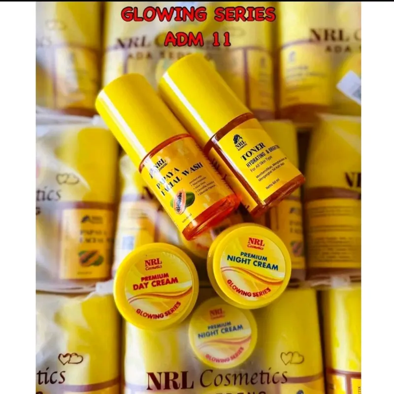 NRL Cosmetics Cream Glowing Series, Acne Series, Flek Series Mencerahkan Perempuan Wajah Wanita Memudarkan 5