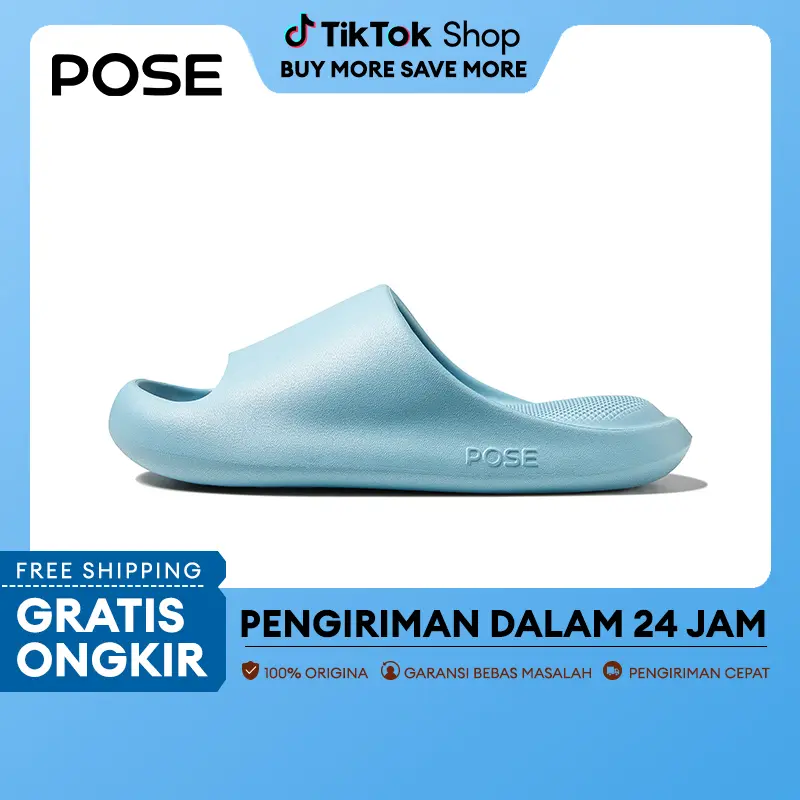 【Warna musim panas baru】【Bebas biaya kirim】POSE Cloud Bounce Cat Paw sandal Anti-selip Nyaman Bagian bawah lembut dalam di luar ruangan pria dan wanita pasangan beraneka warna kualitas 2024 musim panas Gaya panas Hitam Putih Shoes Pantai Sendal P68101