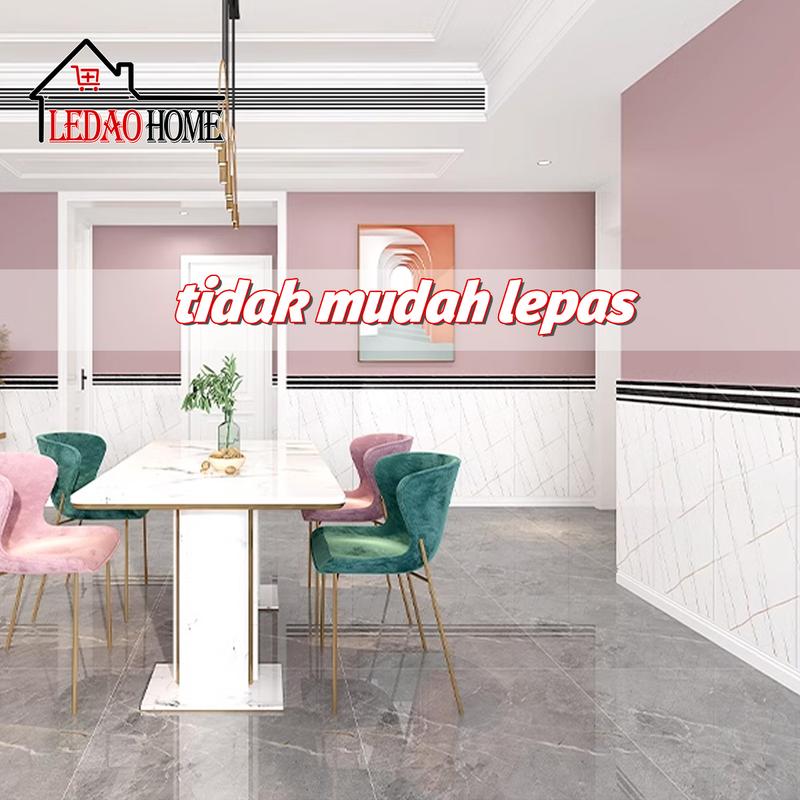 Product Introduction of LEDAOHOME (10pcs) Stiker Wallpaper Dinding Vinyl Motif Batu dan Kayu, Tahan Aus dan Gores, PVC Ramah Lingkungan 53