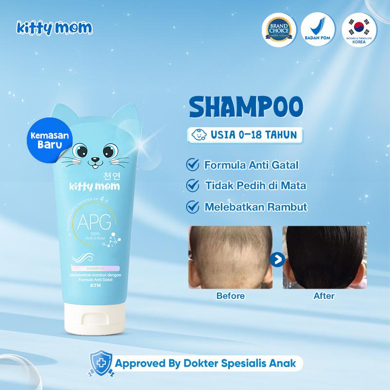 Kitty Mom Shampoo Anak Non SLS APG Formula Anti Gatal Tidak Pedih di Mata Melebatkan Rambut Bayi 0-18 Tahun Perawatan Rambut Lebat Kids Shampo Baby Hair Care Skincare Kitty Mom Shampoo Anak Non SLS APG Formula Anti Gatal Tidak Pedih di Mata Melebatkan Rambut Bayi 0-18 Tahun Perawatan Rambut Lebat Kids Shampo Baby Hair Care Skincare