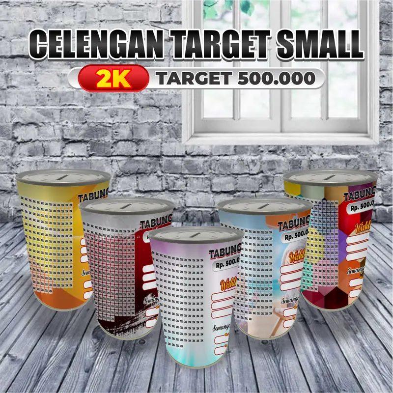 CELENGAN TARGET MURAH CELENGAN (SMALL KECIL) VIRAL CELENGAN TIKTOK TABUNGAN BUKA TUTUP CELENGAN PERMANENT MENABUNG CELENGAN KALENG CELENGAN PLASTIK 4