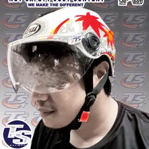 Helm motif arai helm copy arai motif original