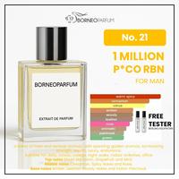 Gambar BORNEO PARFUM No. 21 1 MILLION - Parfum Pria - 30ml dari Borneo Parfum Kota Balikpapan 1 Tokopedia