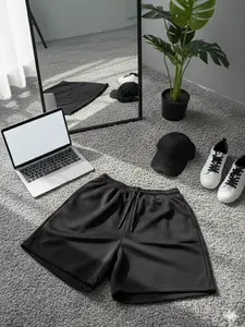 celana pendek pria dan wanita dewasa keren murah bahan baby terry