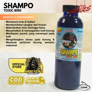 Shampo Toxic Bird shampoo pembasmi kutu dan bakteri pada burung
