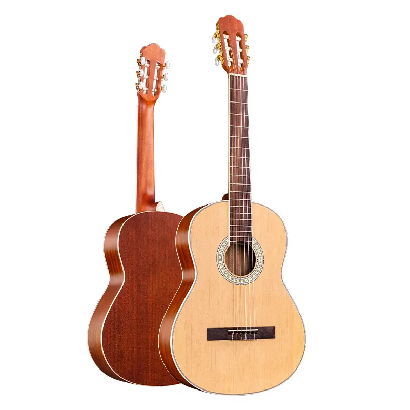 39 inch Spruce Classical Guitar Premium Quality with Bag