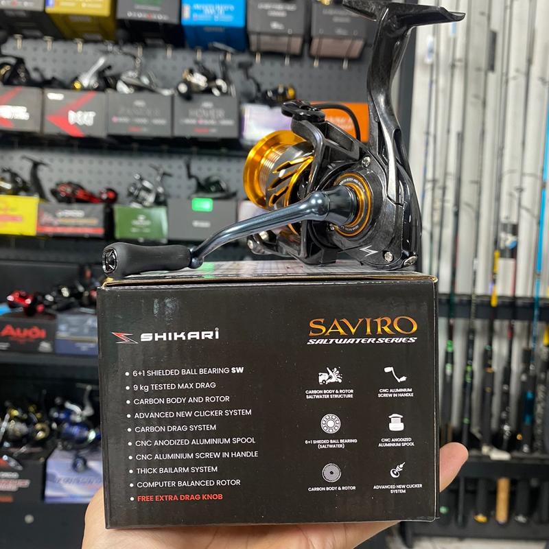 SHIKARI SAVIRO HG SW Reel Pancing Spinning 2000 & 3000 5