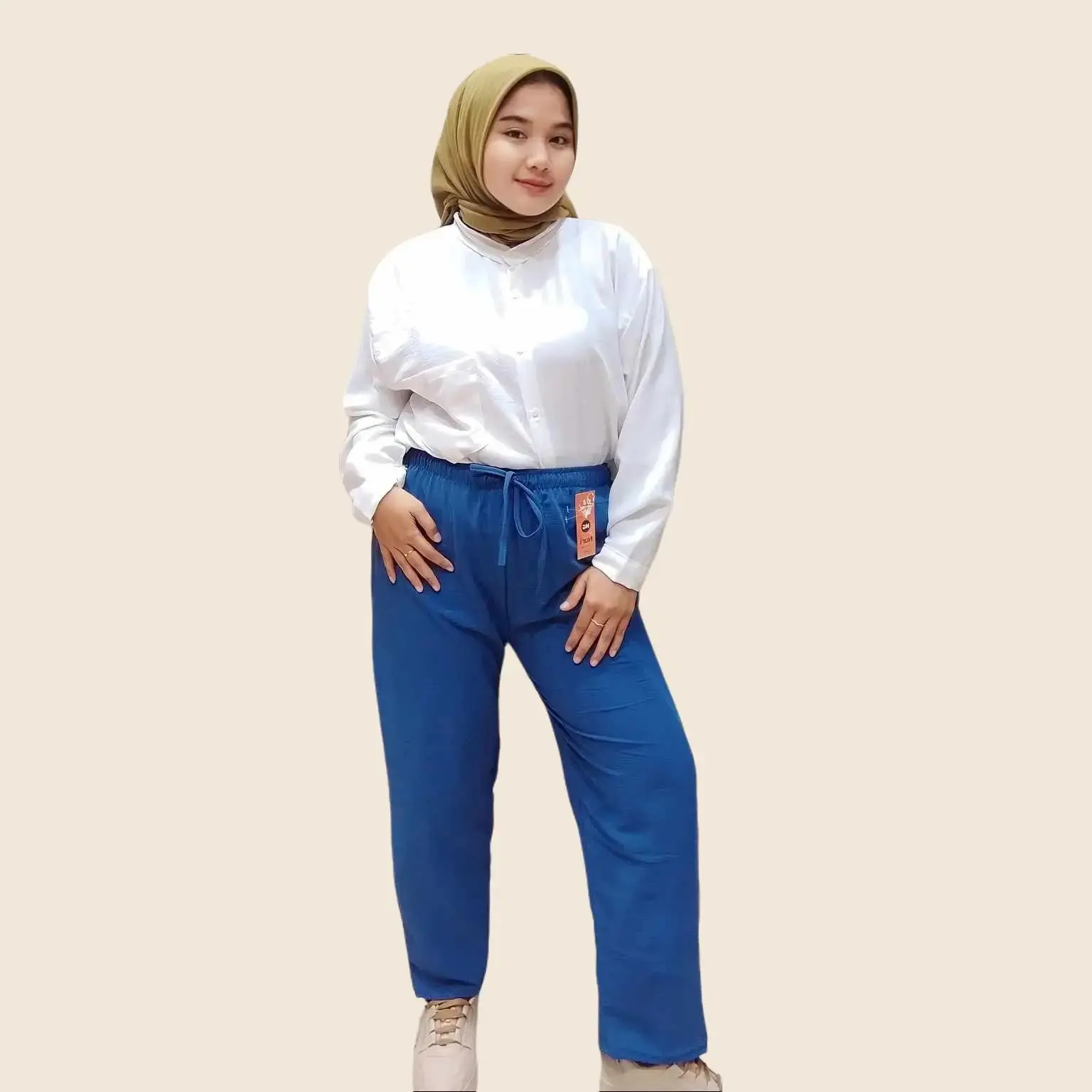 CELANA BAGGY PANTS PANJANG CRINKLE AIRFLOW TERBARU JUMBO Nyaman