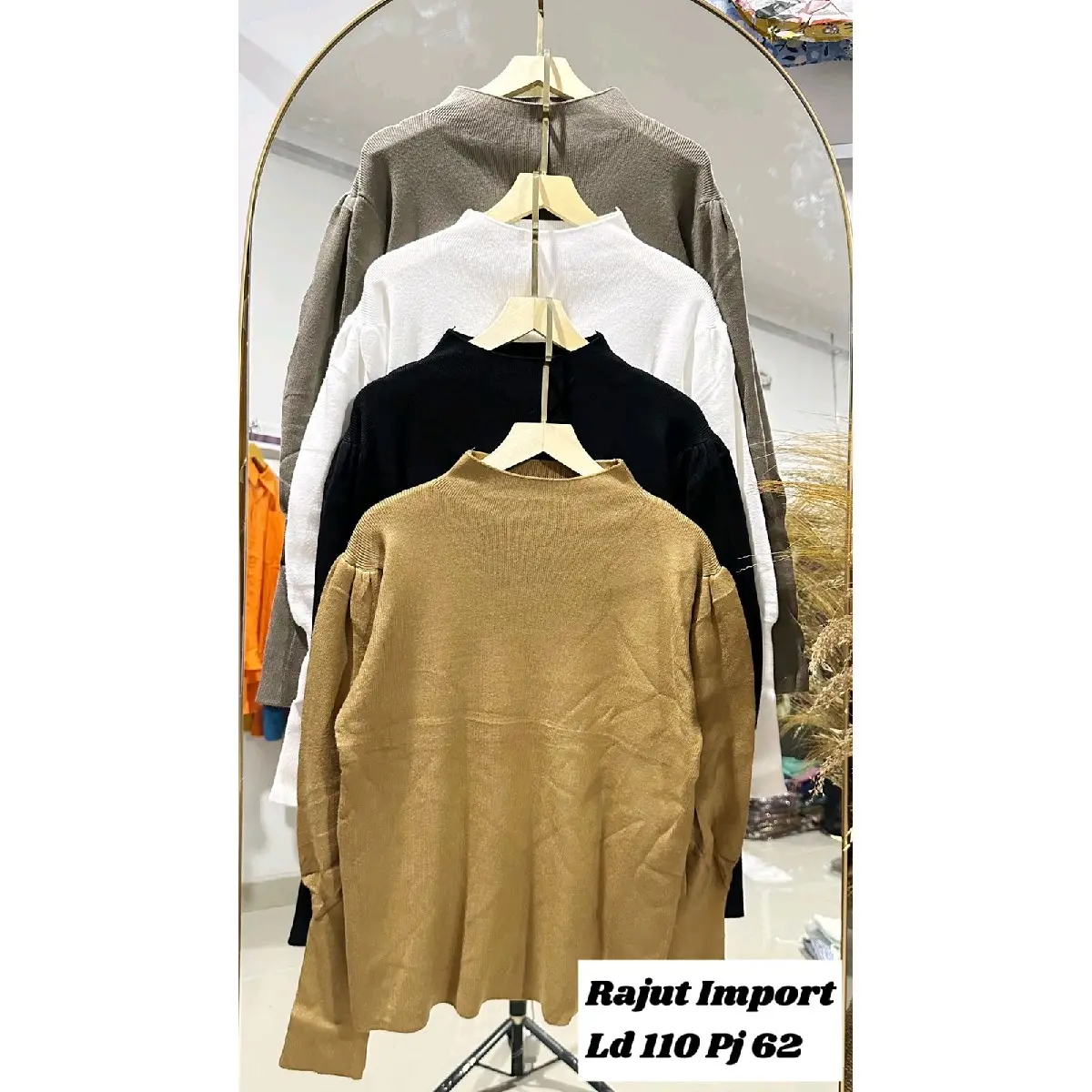 FEMINIM-Blouse polos rajut