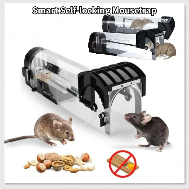Smart Self-locking Mousetrap Safe Firm Transparent Household - TikTok ...