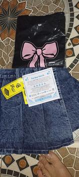 Product Review of SETELAN ROK CELANA JEANS TIGA KANCING ANAK PEREMPUAN from ʙ**ɢ Y**️ 0