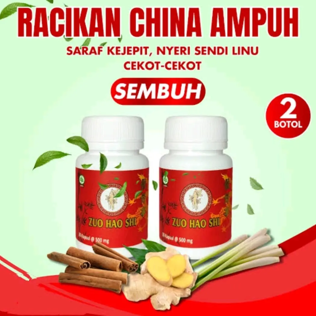 ZUO HAO SHI Suplemen Nyeri Sendi dan Syaraf Kejepit Original Herbal Cina Paket 2