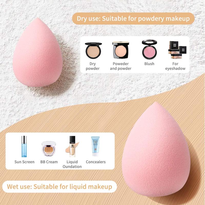 Product Introduction of 4Pcs Beauty Egg Box Makeup Sponge Set Dry Wet Dual-use Makeup Sponge Powder Puff Liquid Foundation Women Face Cosmetic Tools 18