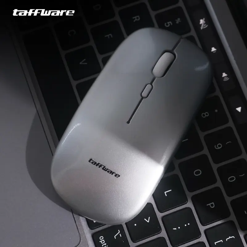 Taffware Silent Mouse Rechargeable Dual Mode Bluetooth 5.2 dan 2.4GHz 4
