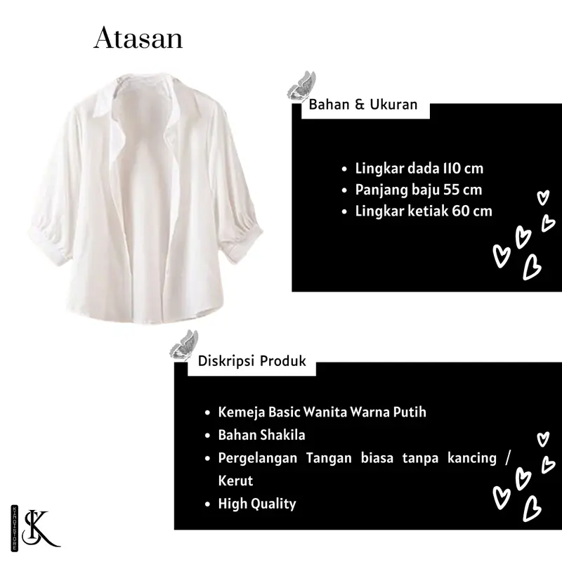 1 set outfit wanita kece [KEMEJA + ROK JEANS + TANKTOP + JAM TANGAN] tampil modis dan stylish KS0057 1