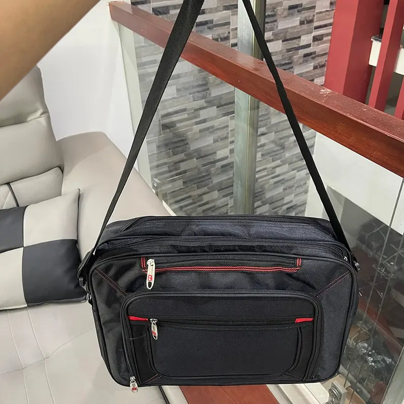 Cặp sinh viên văn phòng văn làm việc Chấm đỏ 2 góc đa năng đựng laptop 15 inch [GIÁ CANH TRANH] Nam  Bag Balo Đeo Vai M.E.N 5