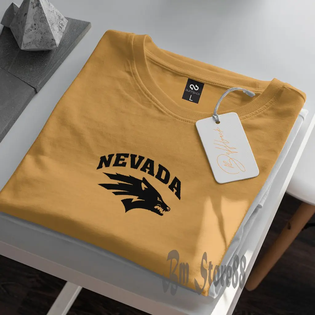 COD !!! Baju Kaos Distro Nevada 01 Text Hitam Premium Quality Kaos Cotton Combed 30s Lengan Pendek T-Shrit Koas Unisex Pria/Wanita