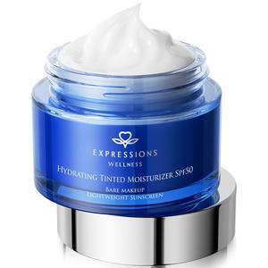 10 秒でクリア・フレームレスの完璧ベースメイク|Expressions SPF50 PA+++ BB スキンケアクリームは、透明感、保湿力、カバー力を持ち、ウォータープルーフ＆スウェットプルーフ対応