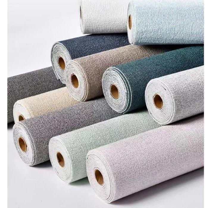 Cuộn 10M Xốp Dán Tường Vân Vải ,Keo Tráng Nhôm Cách Nhiệt Chống Ẩm Giấy Dán Đồ Trang Trí Tường Cuộn 10m 3D Đa Năng Dễ Vệ Sinh Chống Thấm Nước