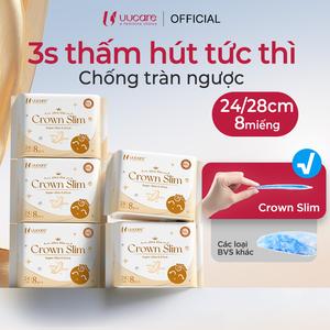 [Combo 5 gói] Băng vệ sinh UUcare 0.07cm siêu mỏng – Ngày & đêm 24cm/28cm, thấm nhanh, mặc như không