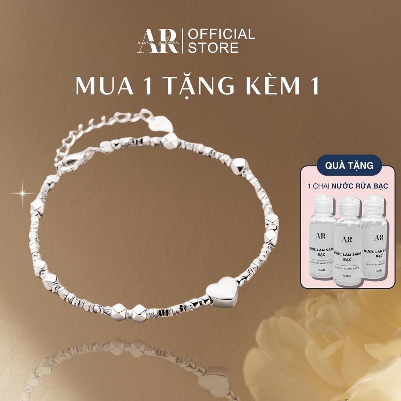 Vòng tay bạc nữ 925 lắc tay Lalin-Aura Silver-LT35