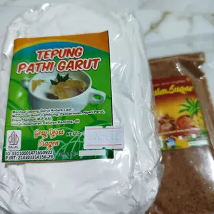 Promo tepung garut asli 500 gram gratis gula aren bubuk 100 gram Berlaku kelipatan