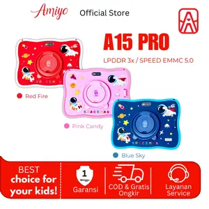 Amiyo Tab Study Kids A15PRO Astronout 8 inchi Wifi/Hotspot Only IPS Screen 4500 MaH Tablet edukasi anak dengan Kamera 5MP & 8MP Anti Radiasi