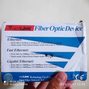 HTB-3100 A+B Fiber Optical Media Converter RJ45 Netlink 1 Pasang 25KM