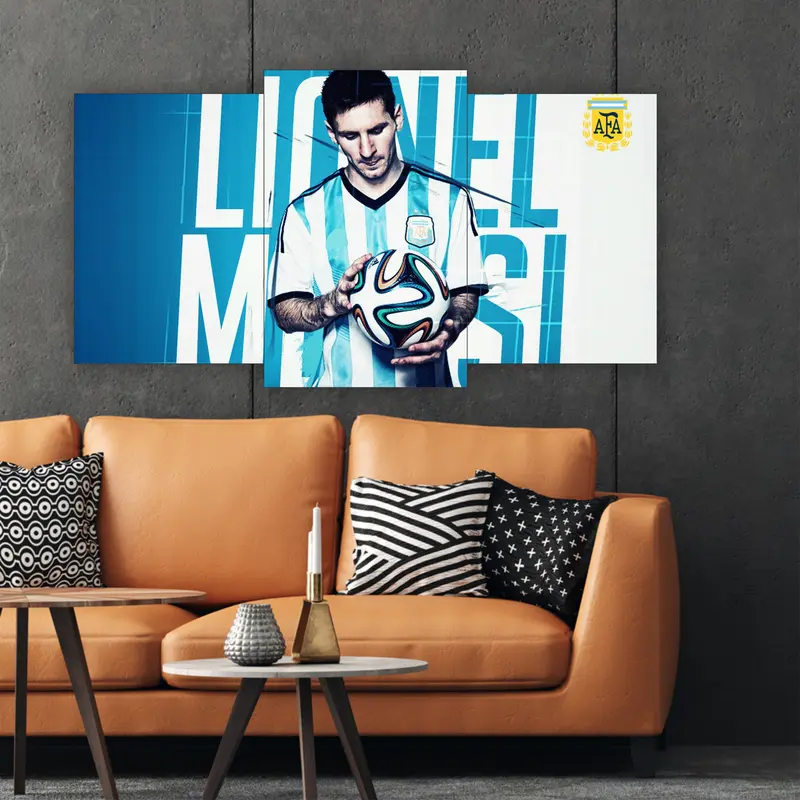 Hiasan Dinding Poster Bola 90cm x 50cm dan 40cm x 60cm - Motif Football 1