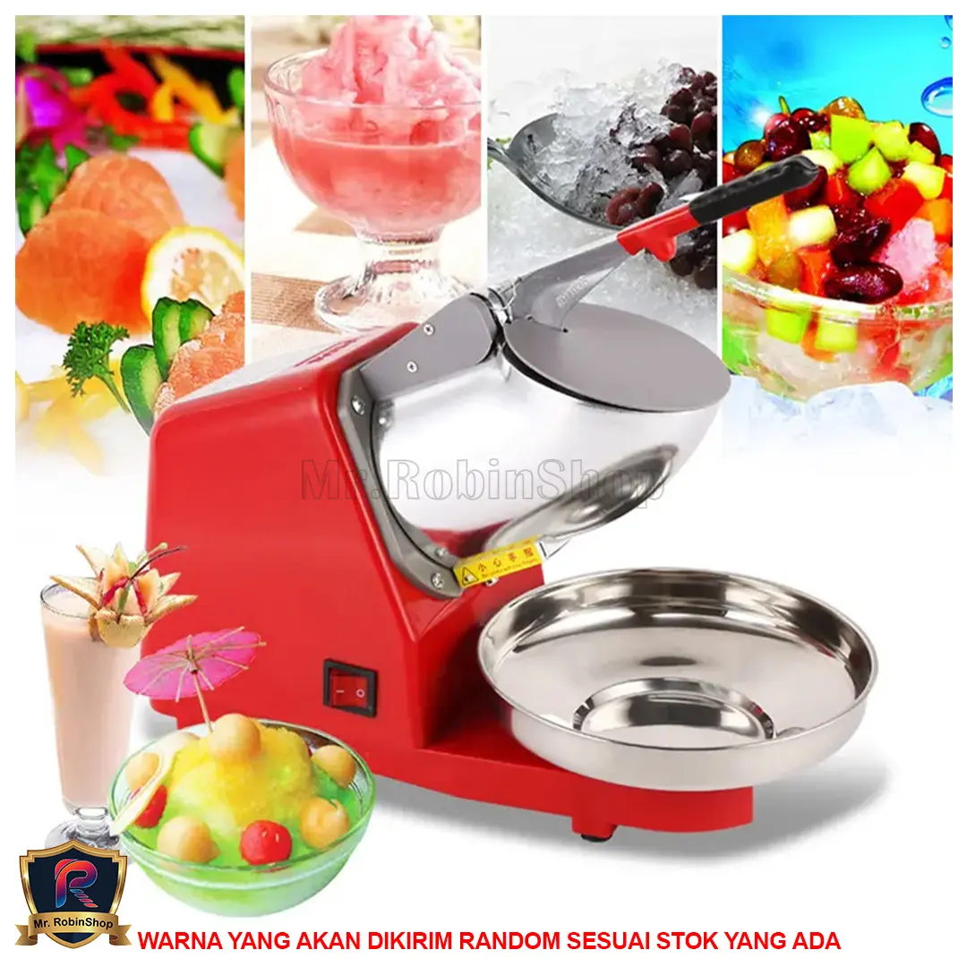 mesin giling es / alat penghancur es / mesin serut es / Ice Crusher dengan Pisau Ganda