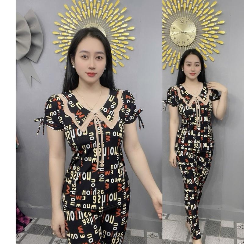  - Đồ bộ thiết kế thun aty tơ - quần dài ống ôm !!!!! 