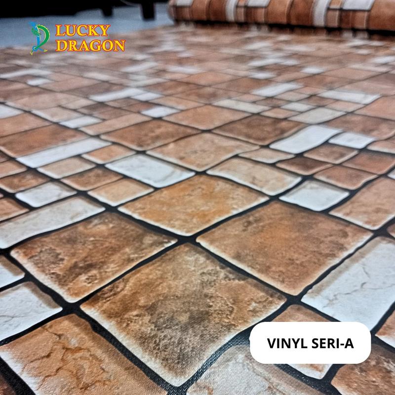BEST SELLER Karpet Plastik VINYL ECERAN 0,5 meter ( 50 CM ) LEBAR 1,2 meter ( 120CM ) untuk alas meja dan lantai kualitas bagus 4