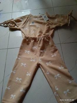 Product Review of Lovitta oneset knit 6bln - 8th modis dan lucu dengan motif pita-pita Fashion from H**i s** 2