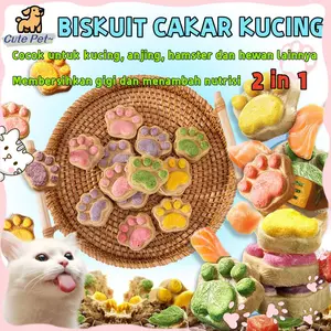 Snack Kucing Snack Dada Ayam dan Kuning Telur Kering Dadu Cemilan Anjing Kucing Hamster Sugar Glider - Snack Cemilan Sehat dan Lezat Untuk Anabul - Makanan Hewan Peliharaan - Freeze Dried Snack for Pet Cat Dog