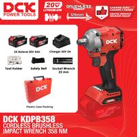 Gambar DCK Cordless Brushless Impact Wrench Torsi 358 Nm KDPB358 / Mesin Pembuka Baut Baterai KDPB 358 - UNIT ONLY dari DCK Power Tools Indonesia Kota Administrasi Jakarta Barat 1 Tokopedia