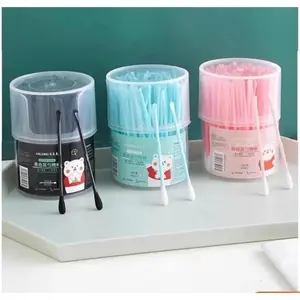 Cotton Bud 2 IN 1 isi 100pcs Korek Kuping Super Lembut Pembersih Telinga 2 sisi Ear Removal