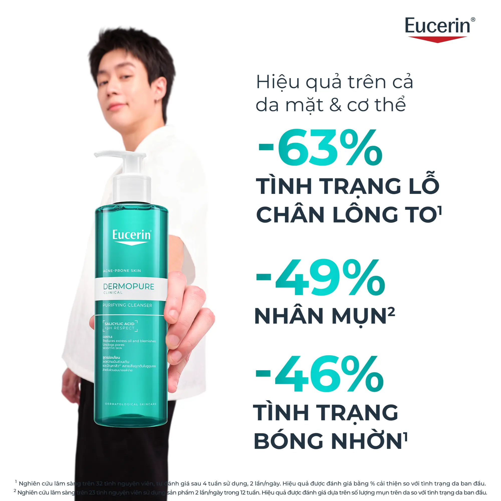 Gel rửa mặt Eucerin DermoPure Clinical Purifying Cleanser 400ml | BigBuy360 - bigbuy360.vn Gel rửa mặt Eucerin DermoPure Clinical Purifying Cleanser 400ml | BigBuy360 - bigbuy360.vn