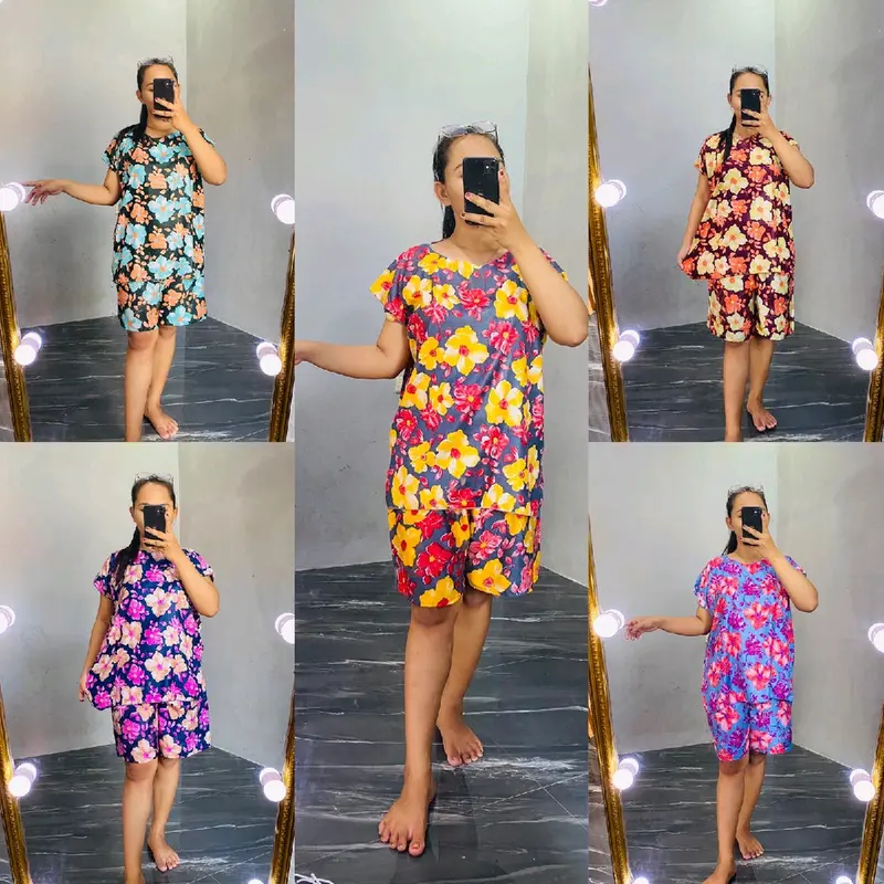 3 PCS BABYDOL PENDEK RAYON KRILL Setelan Wanita 2