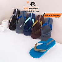 Gambar Sandal Sun Swallow Paket 6 Pasang Sendal Jepit Pria Karet Urban Series dari Sun Swallow Sandals Kota Administrasi Jakarta Utara 1 Tokopedia